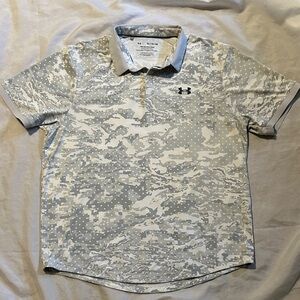 Under Armour Camo ISO-Chill Polo Sz XL